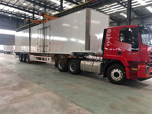 某智能物流掛車車載稱重系統(tǒng)案例